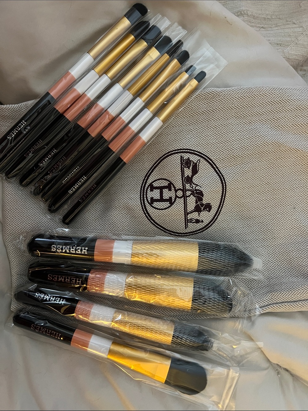 Hermès Brush Set #luxury #makeup